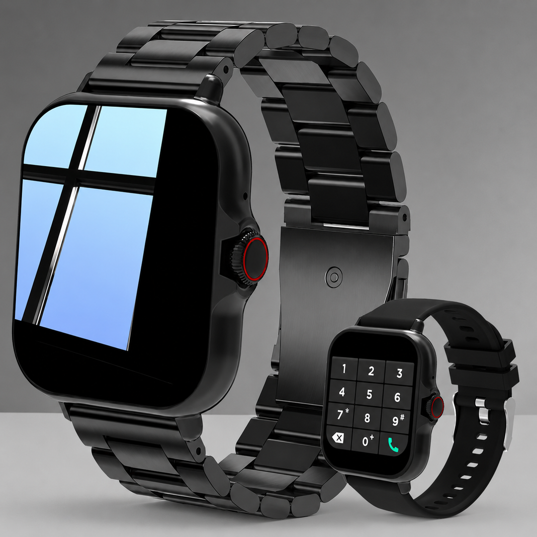 Men's Smartwatch with Dual Display & Call Function - Business Style