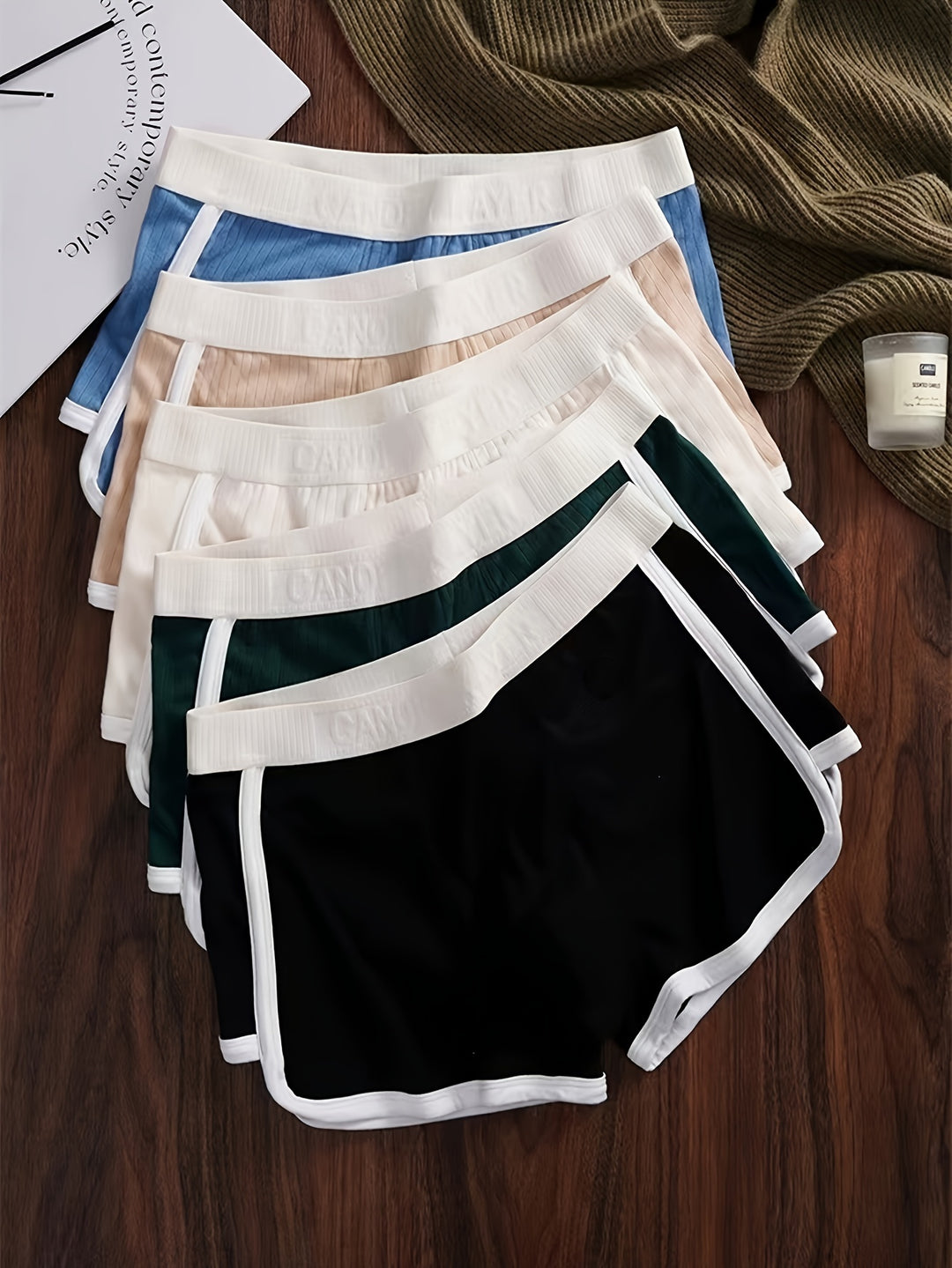 Men's Boxer Briefs 3-Pack - Breathable Stretch Polyester