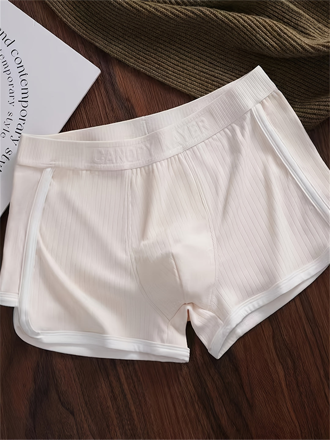 Men's Boxer Briefs 3-Pack - Breathable Stretch Polyester