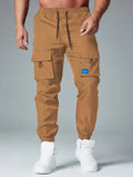 Men's Cargo Joggers - Breathable Loose Fit with Multiple Pockets