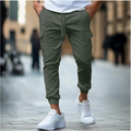 Men's Cargo Pants - Regular Fit Casual Work Trousers