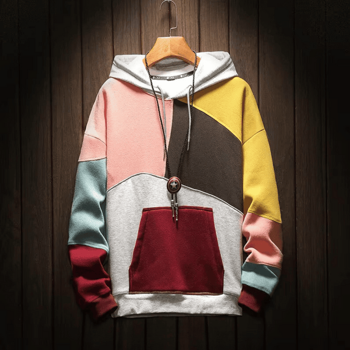 Men's Casual Hoodie with Comfortable Fit - Modern Style - Spring Tone