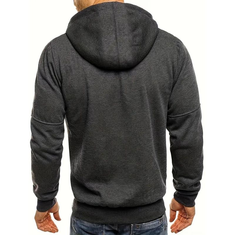 Men's Casual Hoodie with Warmth and Versatile Style