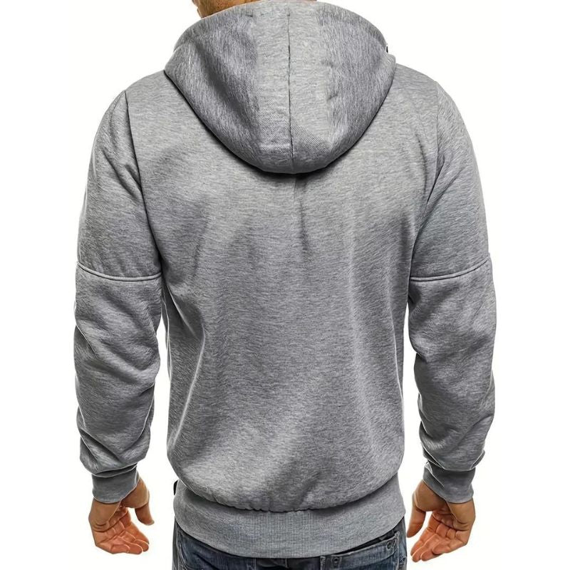 Men's Casual Hoodie with Warmth and Versatile Style