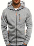 Men's Casual Hoodie with Warmth and Versatile Style