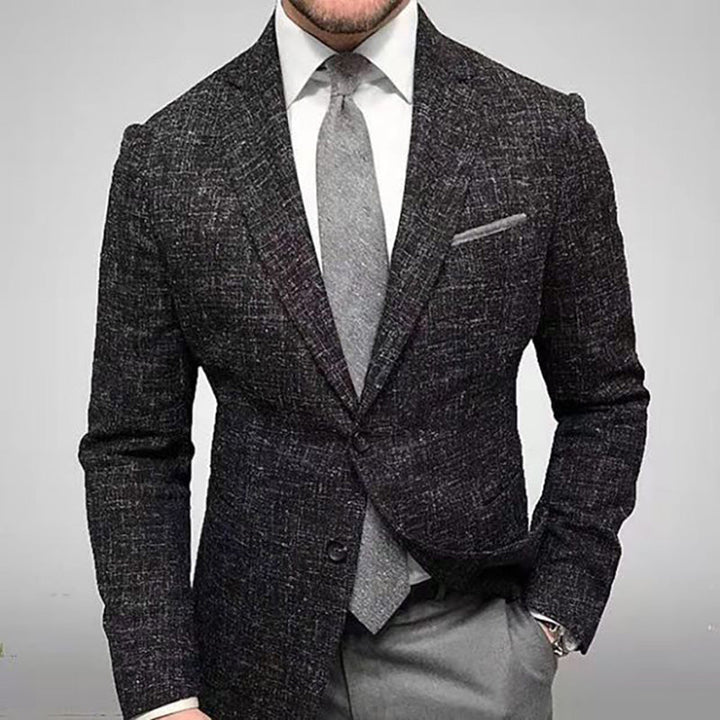 Men's Classic Blazer - Timeless Style & Comfortable Fit - Black