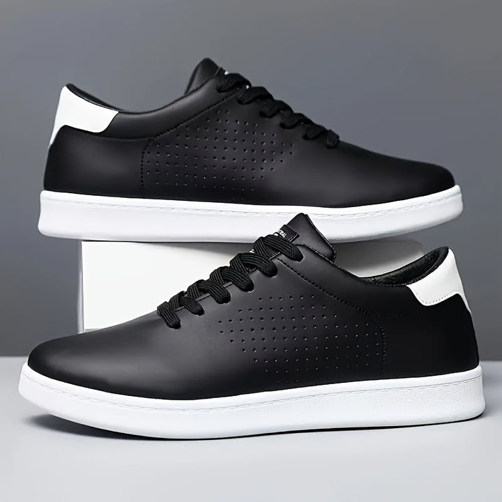 Men's Clean Low-Top Sneakers - White