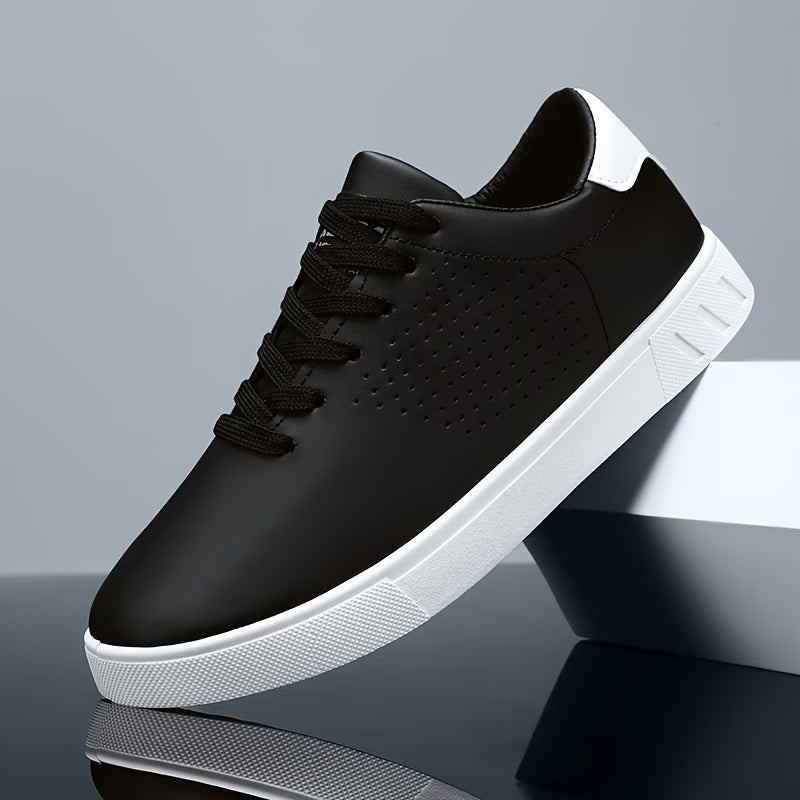 Men's Clean Low-Top Sneakers - White