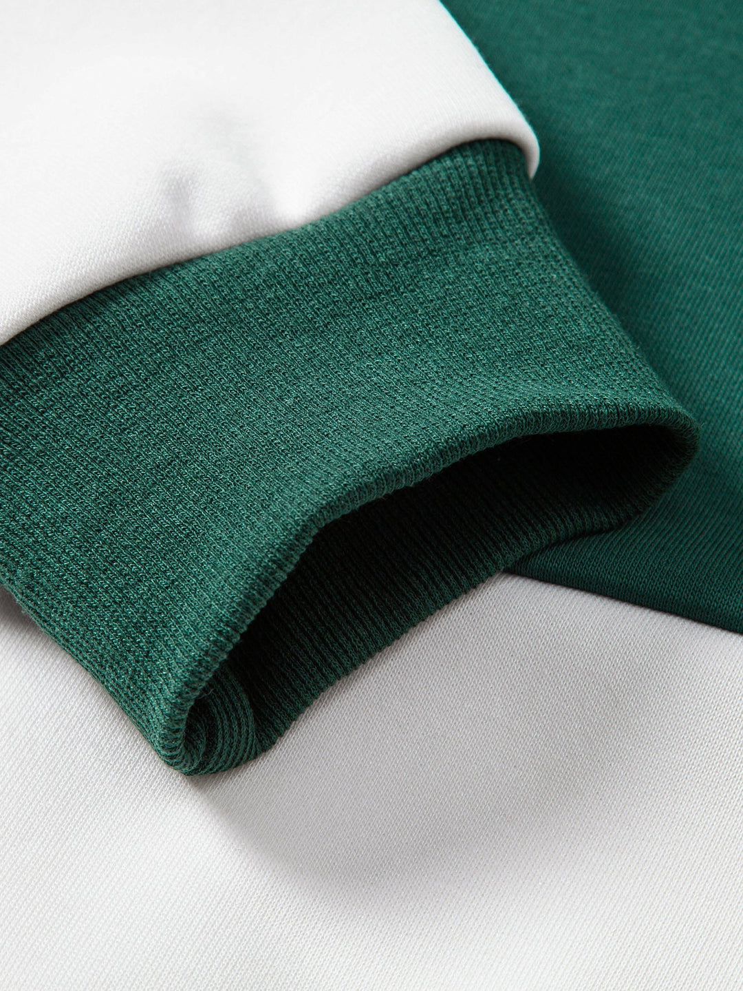 Men's Color Block Polo Sweatshirt – Relaxed Fit Striped Pullover