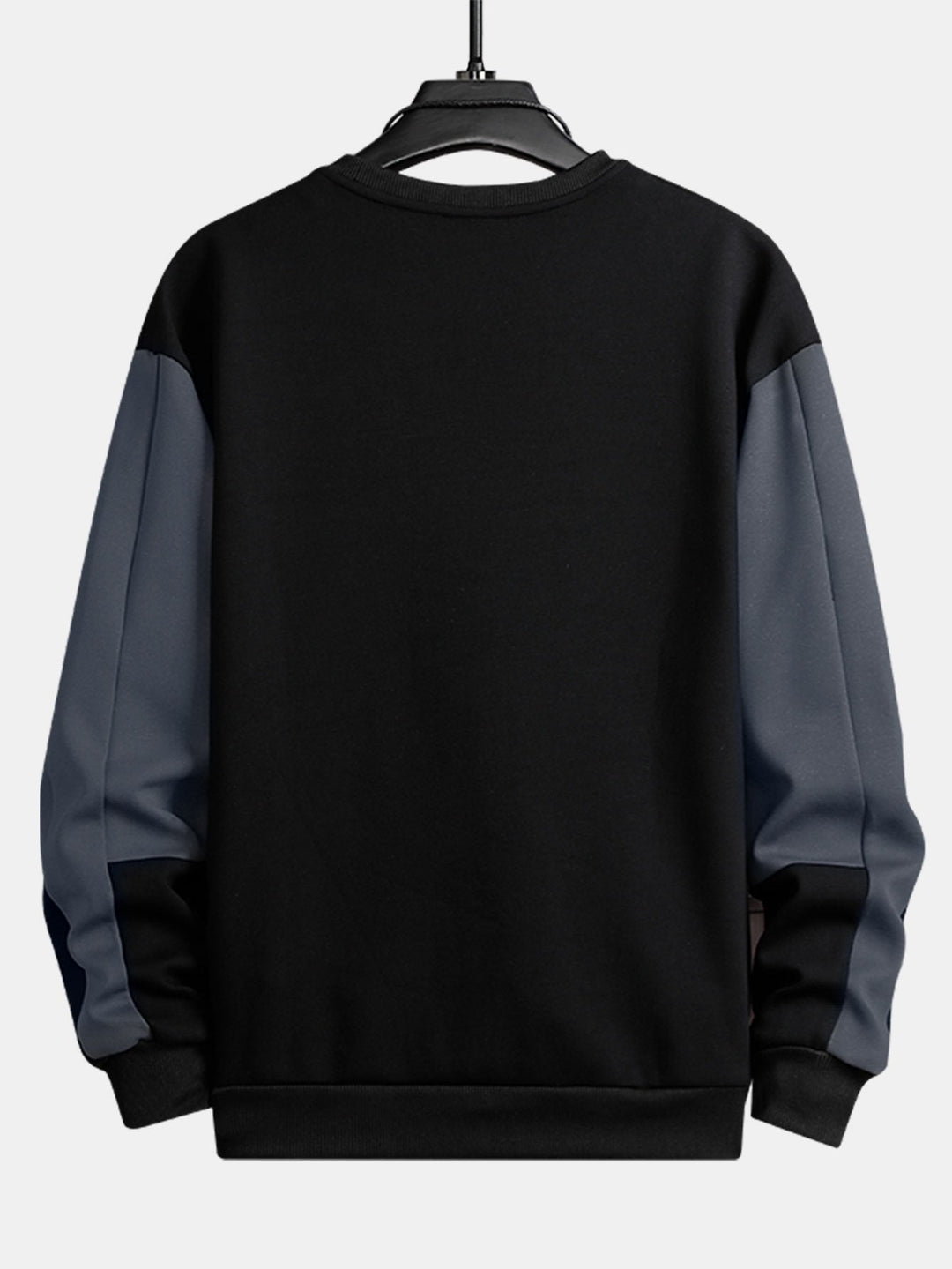Men's Colour Block Crew Neck Sweatshirt – Relaxed Fit