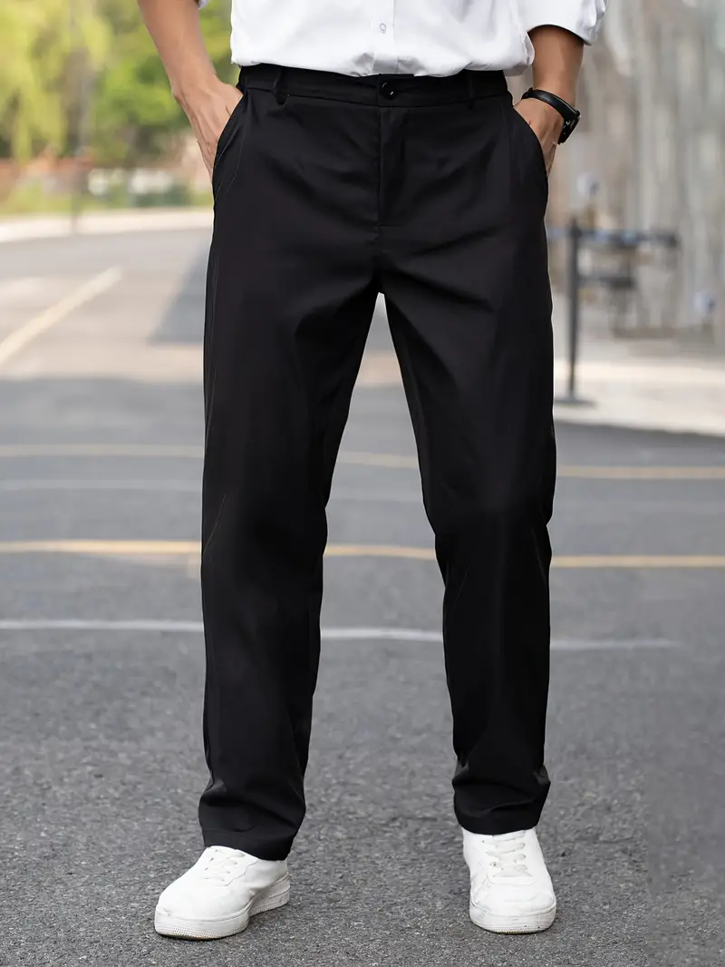 Men's Comfort Fit Casual Chinos - Versatile Everyday Pants