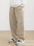 Men's Corduroy Pants - Loose-Fit Straight Leg