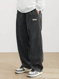 Men's Corduroy Pants - Loose-Fit Straight Leg