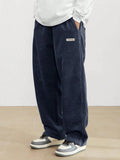 Men's Corduroy Pants - Loose-Fit Straight Leg