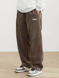 Men's Corduroy Pants - Loose-Fit Straight Leg