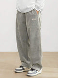 Men's Corduroy Pants - Loose-Fit Straight Leg