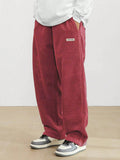 Men's Corduroy Pants - Loose-Fit Straight Leg