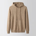 Men's Fine-Gauge Knit Pullover Hoodie - Classic Fit