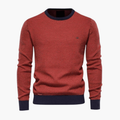 Men's Fine Knit Crew Neck Sweater - Timeless Style