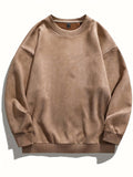 Men's Fleece Sweatshirt - Classic Crew Neck