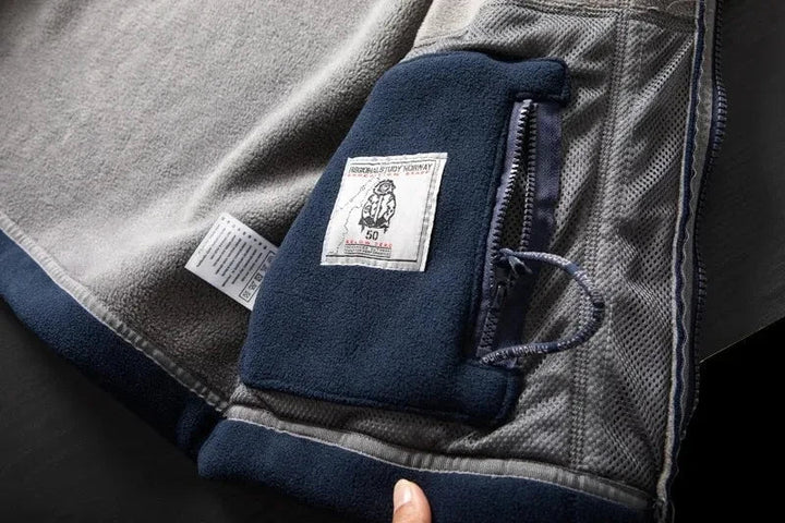 Men's Fleece Winter Jacket - Warm & Modern Fit