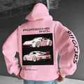 Men's Graphic Print Hoodie with Adjustable Hood