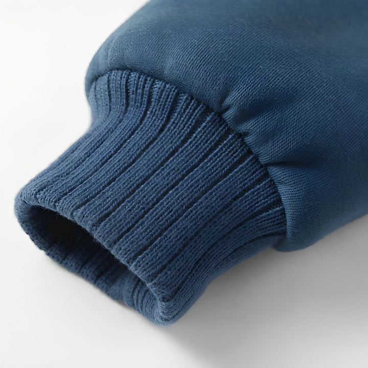 Men's Hooded Puffer Jacket - Soft Fleece Winter Coat