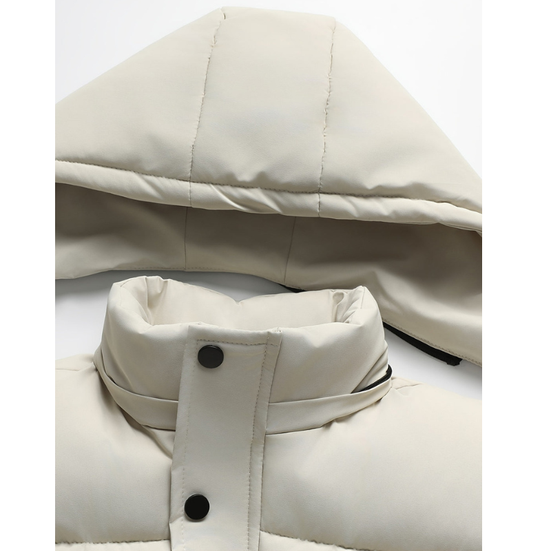 Men's Hooded Puffer Vest - Lightweight Winter Warmth