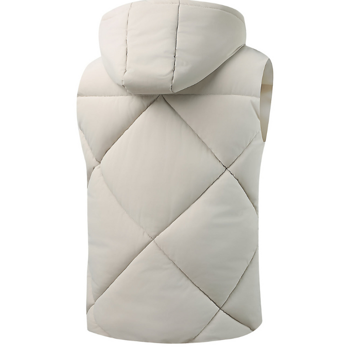 Men's Hooded Puffer Vest - Lightweight Winter Warmth