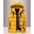 Men's Hooded Puffer Vest - Lightweight Winter Warmth