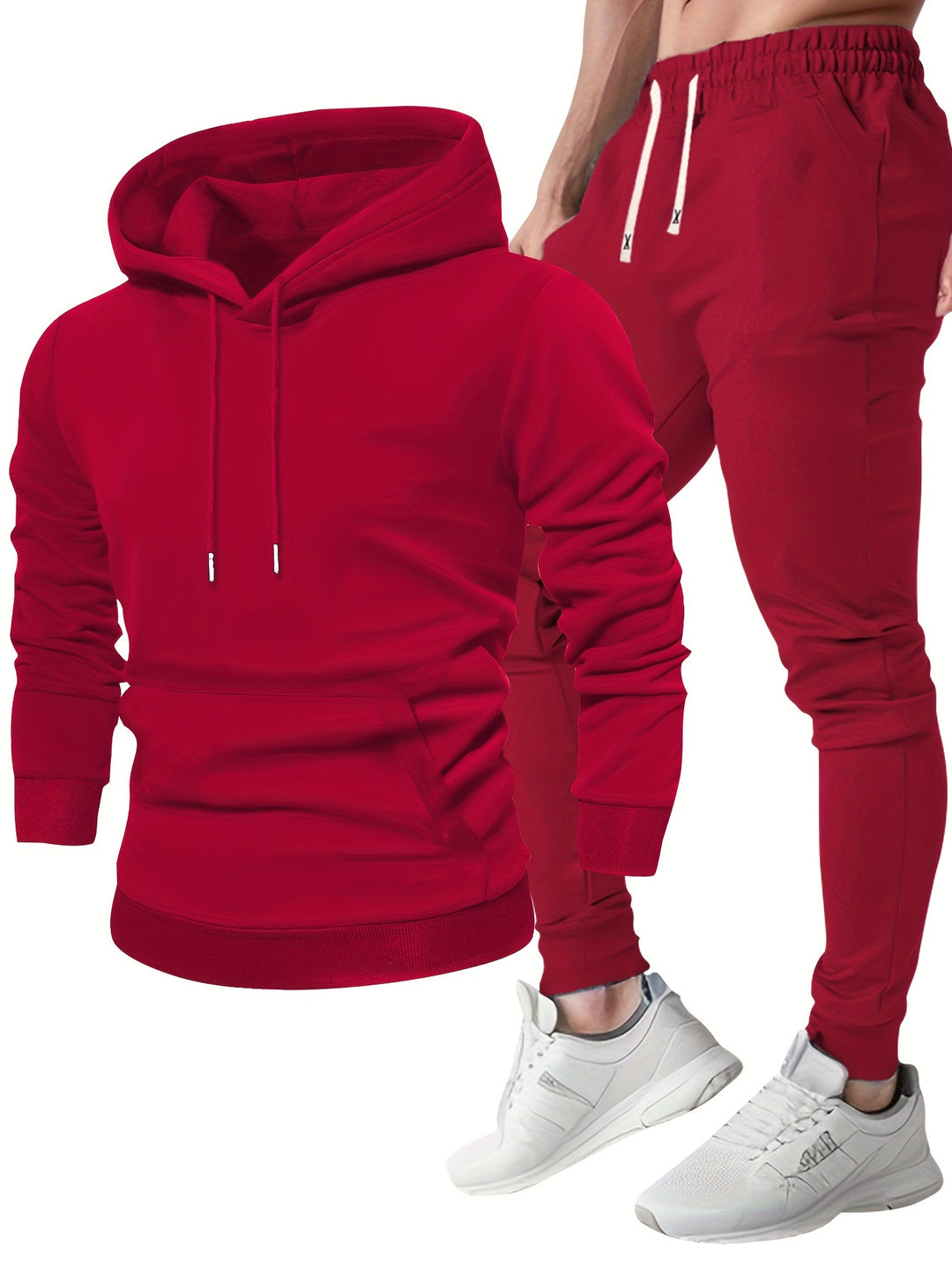 Men's Hoodie & Joggers Set - Casual Comfort