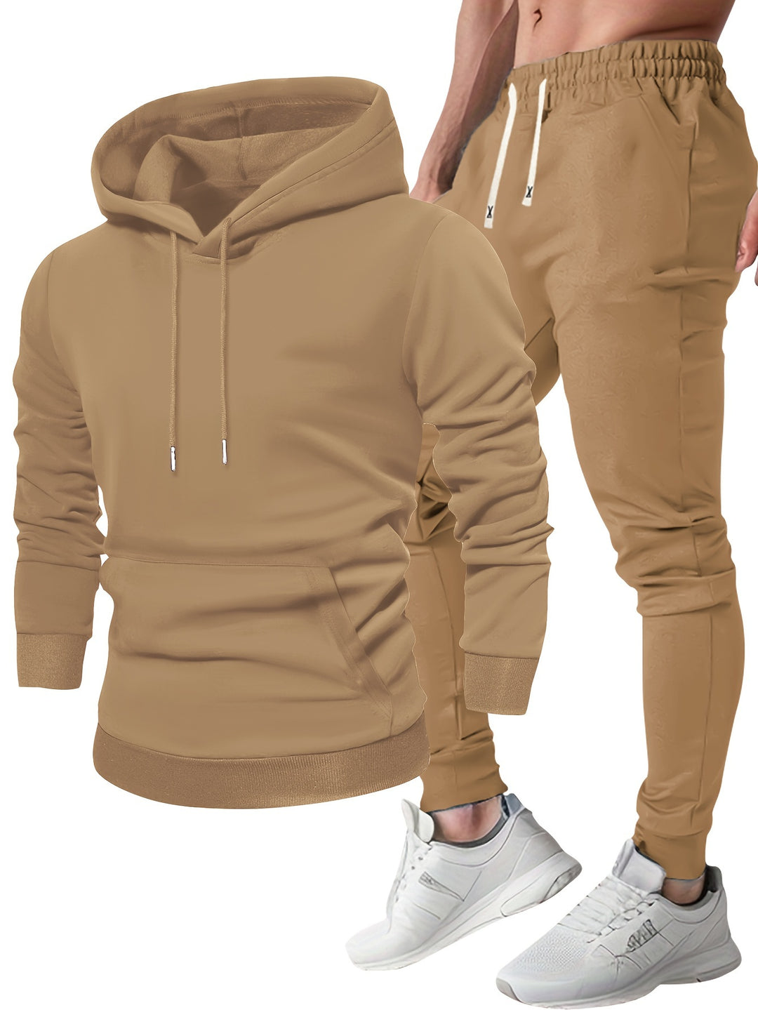 Men's Hoodie & Joggers Set - Casual Comfort