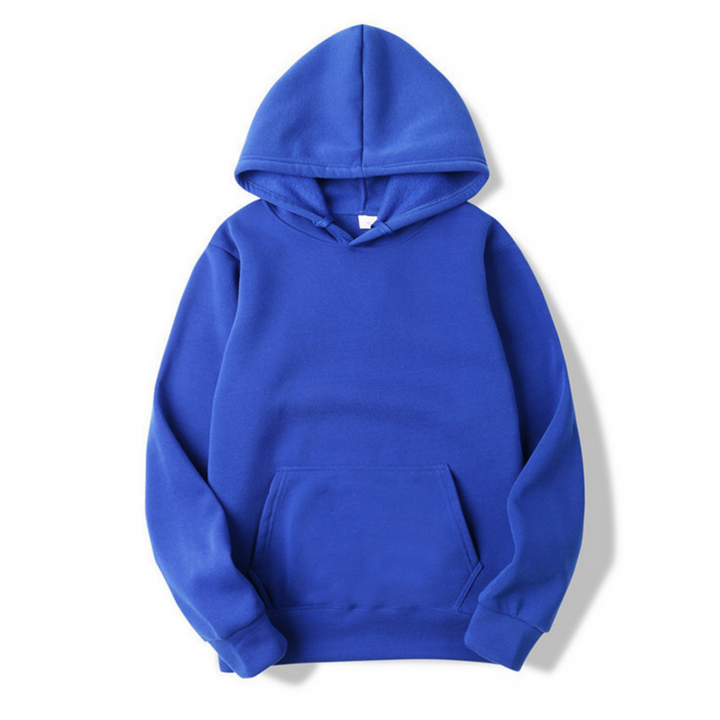 Men's Hoodie Sweatshirt - Comfort Fit - Blue