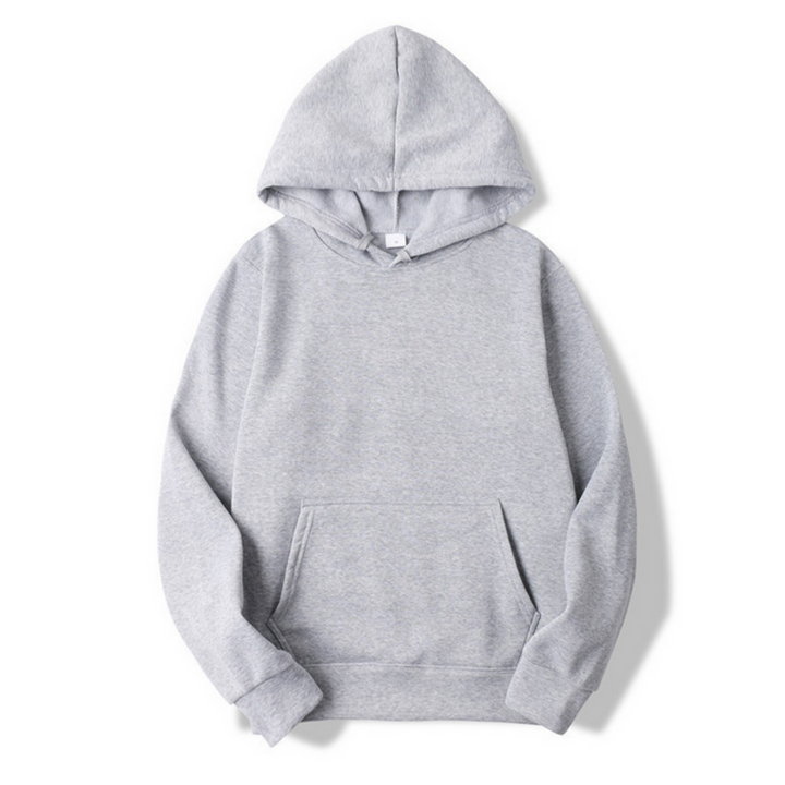 Men's Hoodie Sweatshirt - Comfort Fit - Grey