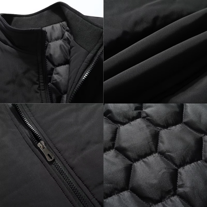 Men's Insulated Winter Jacket - Modern Warm Coat