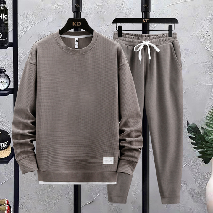 Men's Jogging Set - Comfortable Athletic Wear - Grey