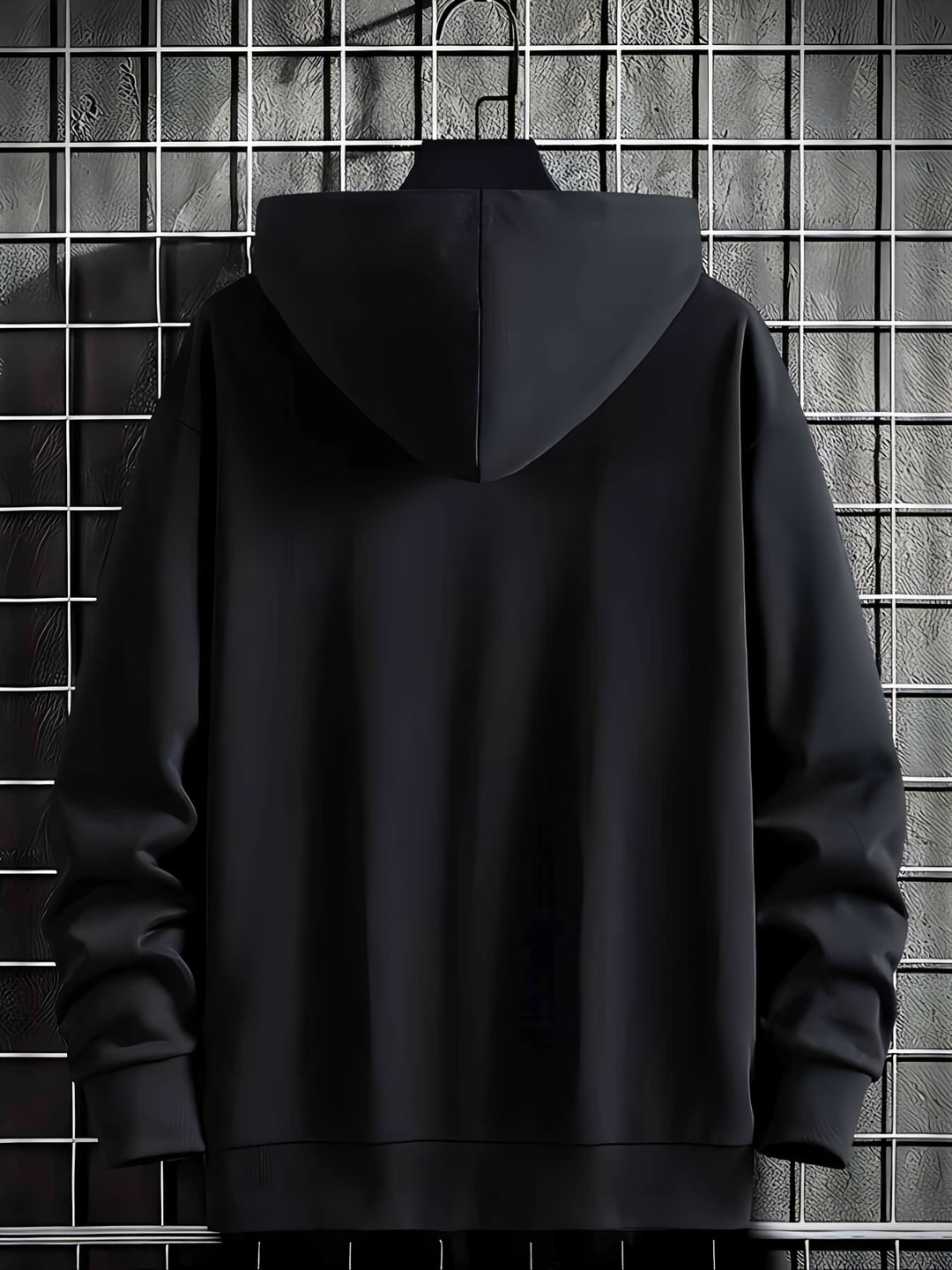 Men's Knit Hoodie with Faux Fur Lining - Warm Winter Casual