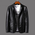 Men's Leather Jacket - Classic Timeless Style