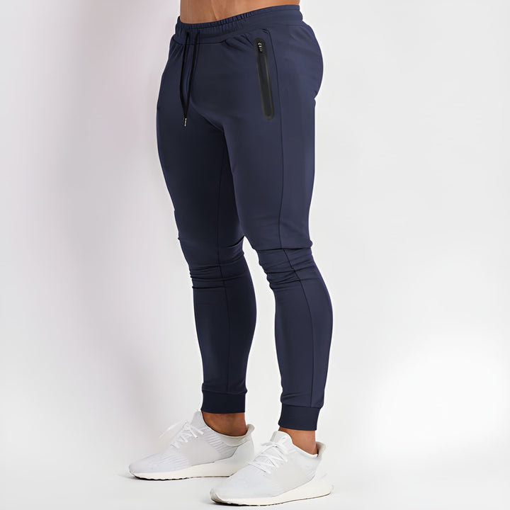 Men's Lightweight Athletic Shorts - Quick-Dry Slim Fit - Blue