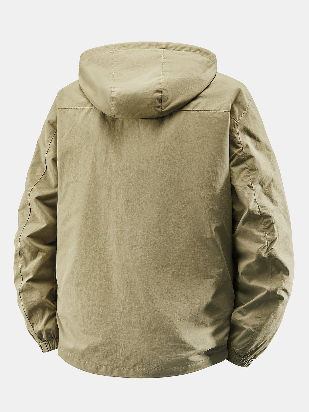 Men's Lightweight Nylon Windbreaker Jacket with Detachable Hood – Rela