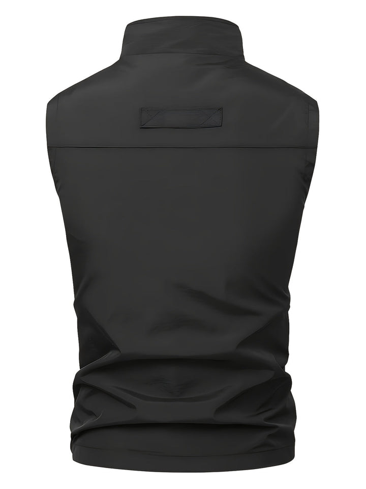 Men's Lightweight Sleeveless Vest - Quick-Dry Work Gilet