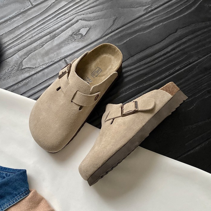 Men's Lightweight Slippers - Soft Sole Comfort Shoes - Grey