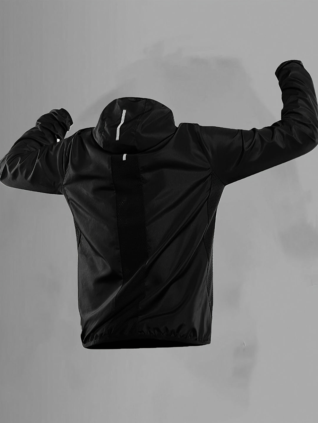 Men's Lightweight Windbreaker Jacket - Reflective & Breathable