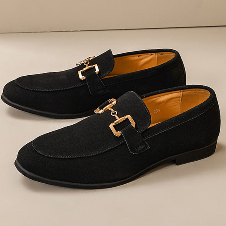 Men's Loafers - Elegant Slip-On Dress Shoes