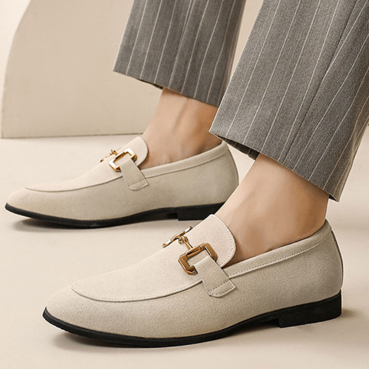 Men's Loafers - Elegant Slip-On Dress Shoes