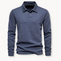 Men's Long Sleeve Polo Shirt - Classic Comfort & Timeless Style