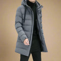 Men's Long Waterproof Winter Parka - Warm & Stylish
