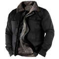 Men's Military Winter Jacket - Functional Pockets & Durable