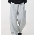 Men's Oversized Winter Pants - Elastic Waist Relaxed Fit