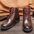 Men's Oxford Leather Dress Shoes - Classic Brown